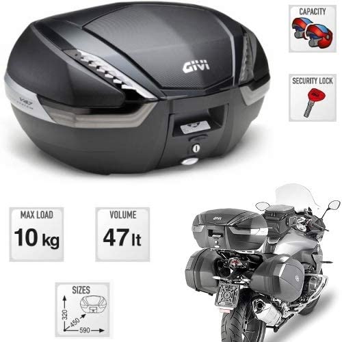 Top Case Monokey Top Case Moto Givi V47NT Tech avec réflecteurs